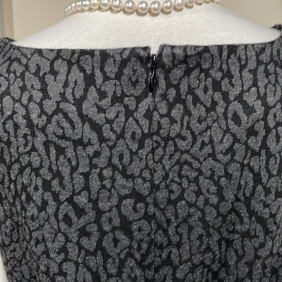 LOFT subtle cheetah print wool-like dress. So soft! - Picture 6 of 12